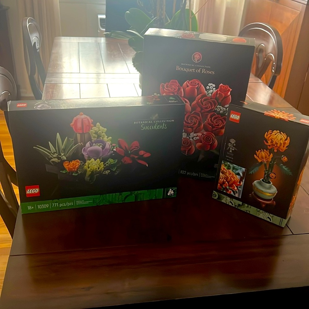 Lot of legos. Brand new, boxes in perfect condition.